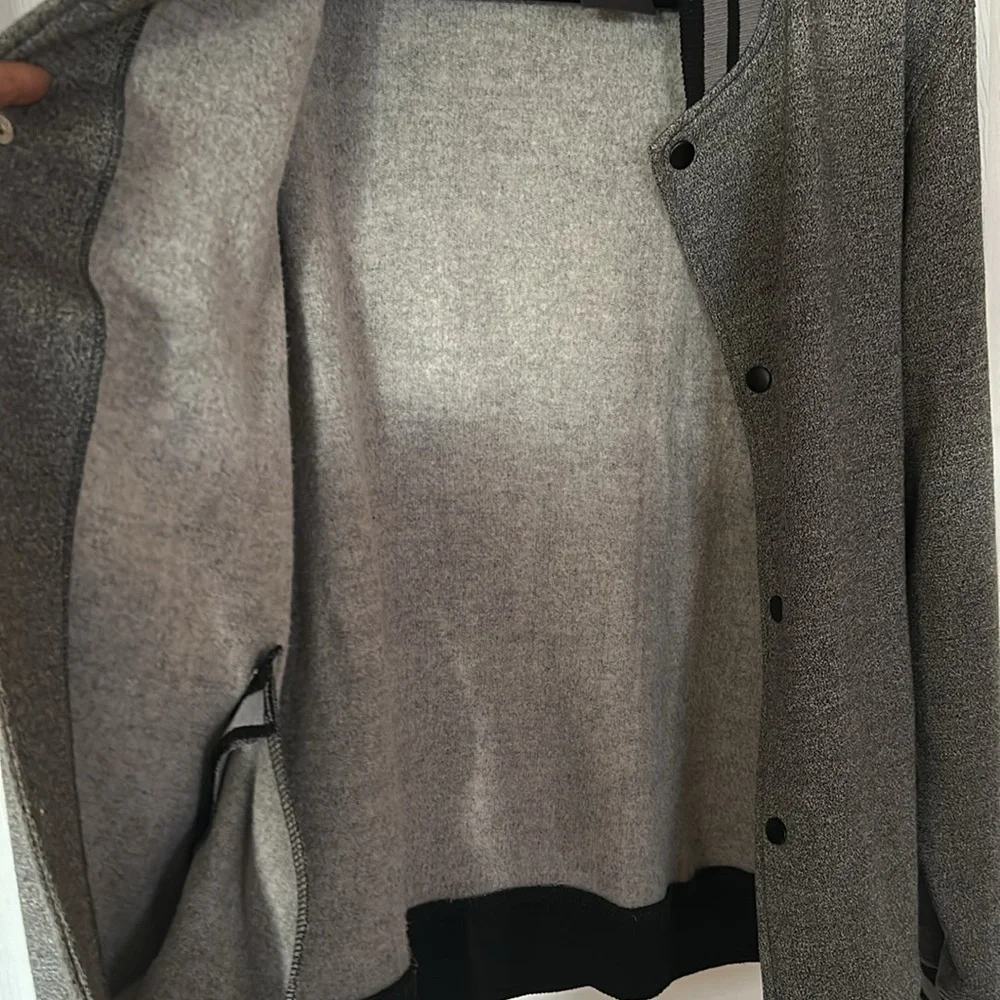 Club Monaco Grey and black Knit Jacket